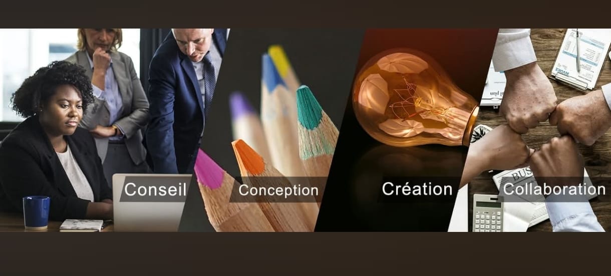 Conseil, conception, création, collaboration &mdash; l'équipe Citécom au travail